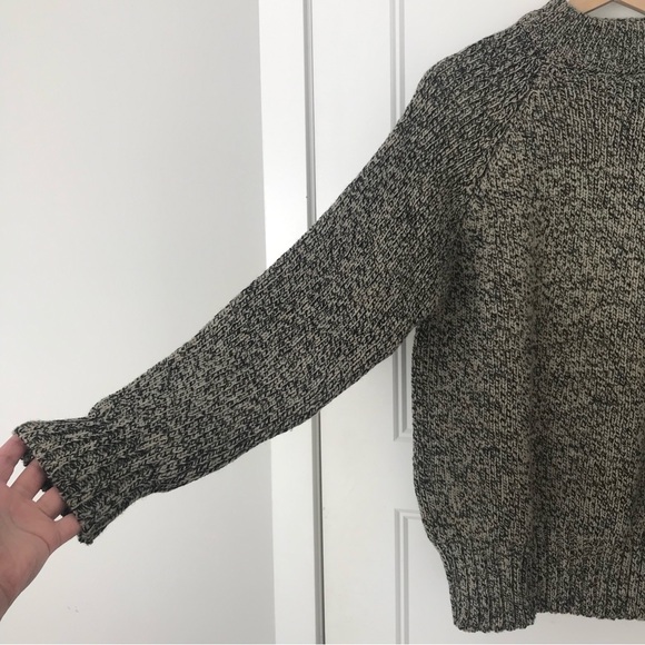British 100% Wool Vintage Peter Storm Fisherman Knit Sweater, Unisex Size M - Picture 7 of 16